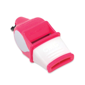 Fox 40 - Dommerfløjter med "Breakaway" snor Sonik Blast CMG - Pink/White