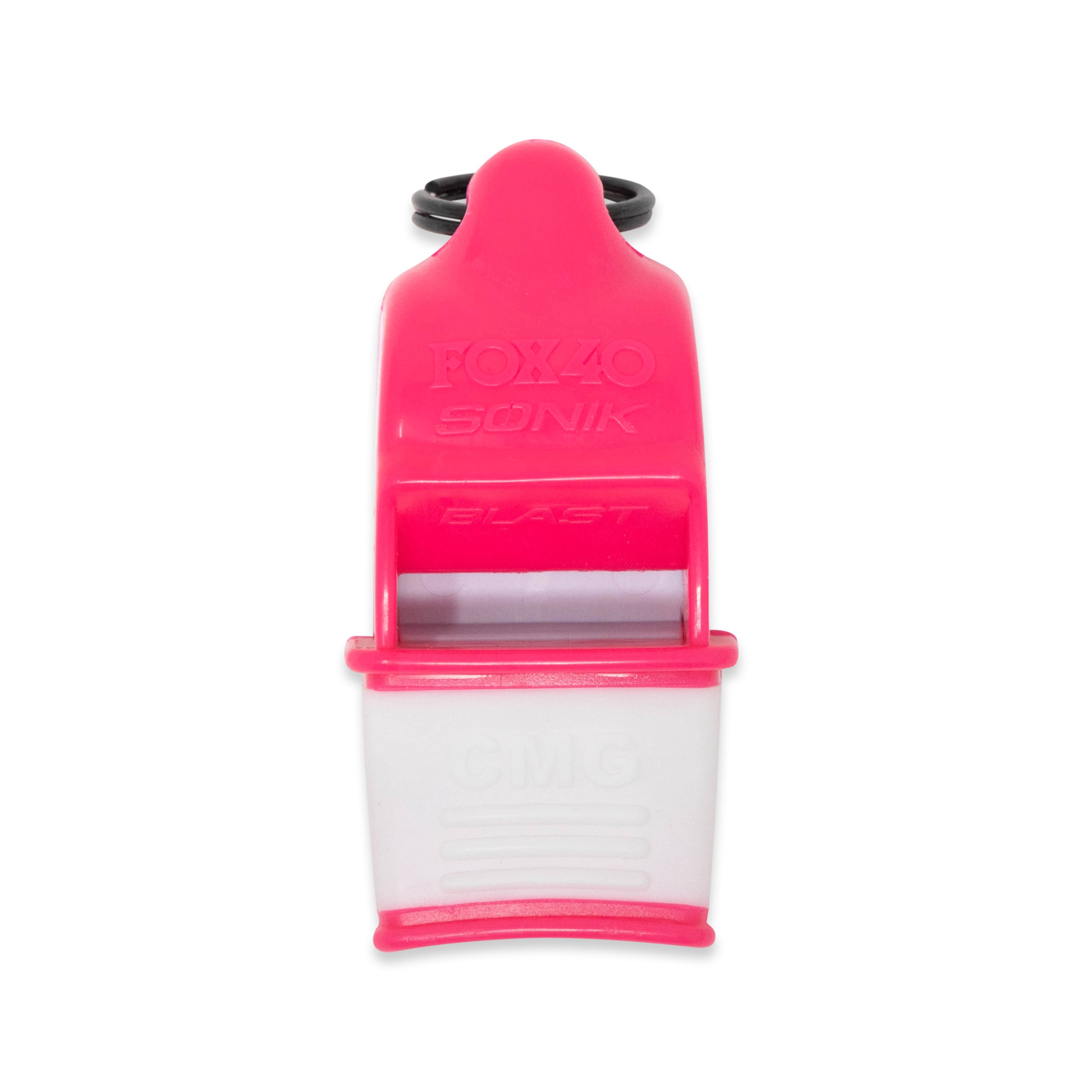 Fox 40 - Dommerfløjter med "Breakaway" snor Sonik Blast CMG - Pink/White