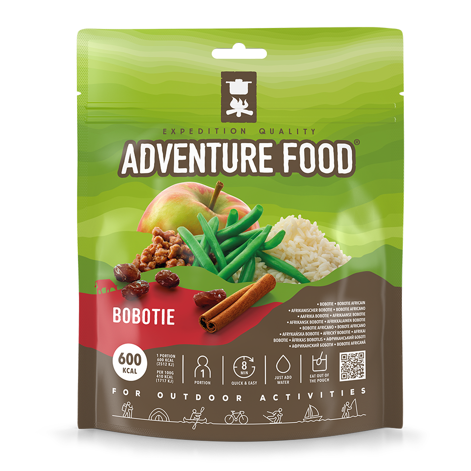 Adventure Food Bobotie frysetørret måltid, grøn pose