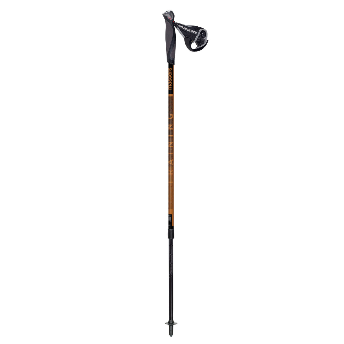 Masters Training nordic walking-stav i honning og Sort