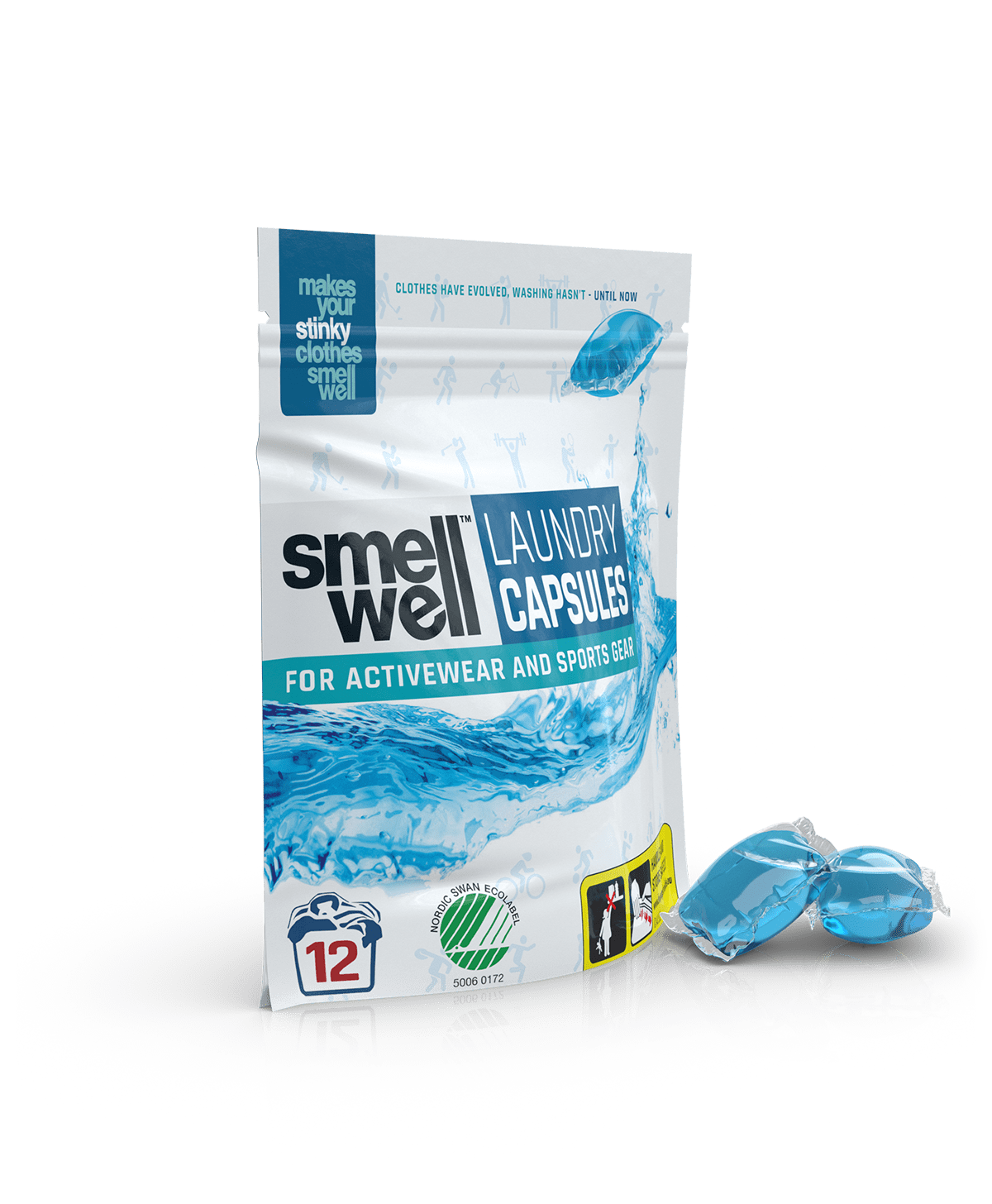 SmellWell - Vaskemiddel Laundry Capsules - 1 Pack