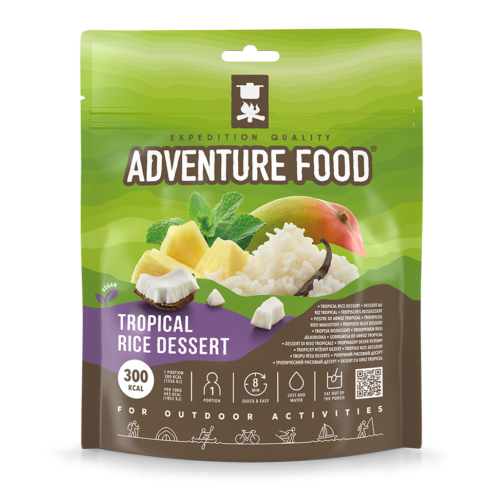 Adventure Food Tropical Rice Dessert frysetørret dessert, grøn pose