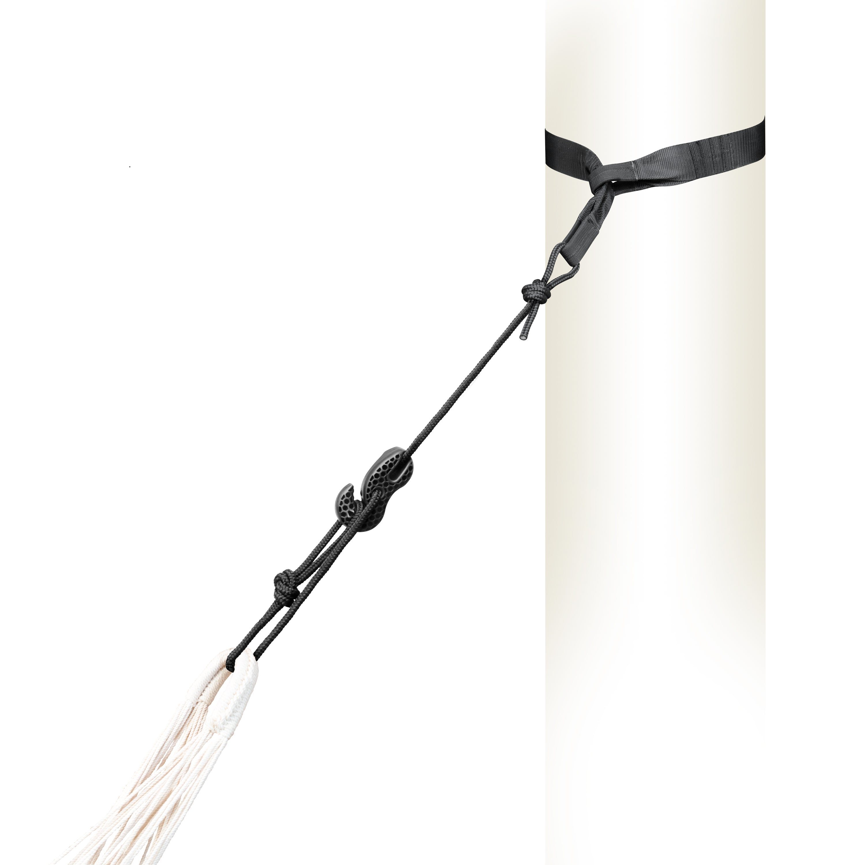 LA SIESTA® - TreeMount 2rope Fastgørelse til hængekøjer ved træer og pæle - Black