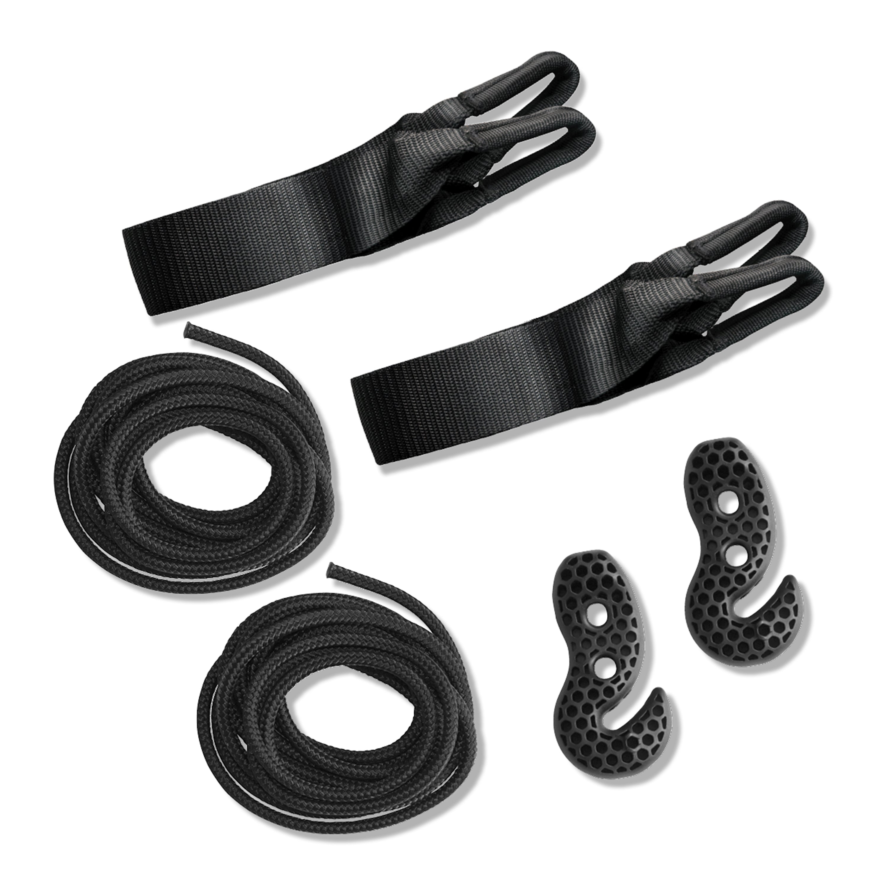LA SIESTA® - TreeMount 2rope Fastgørelse til hængekøjer ved træer og pæle - Black