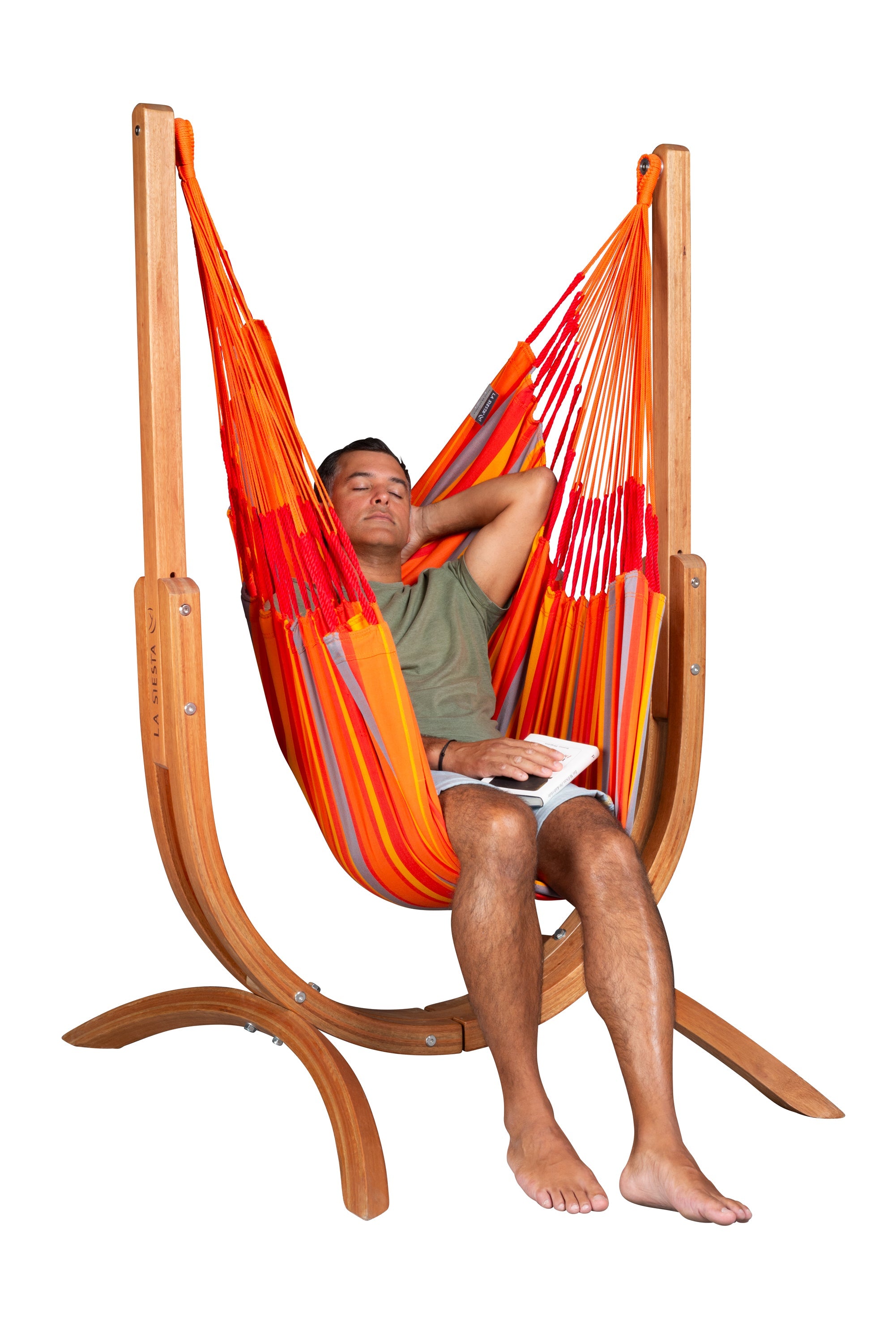 LA SIESTA® - Udine Outdoor Hængestol af FSC®-certificeret eukalyptus - Toucan