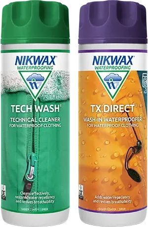 Nikwax - Twinpack Tech Wash & TX-Direct Wash-in - 2 x 300 ml.