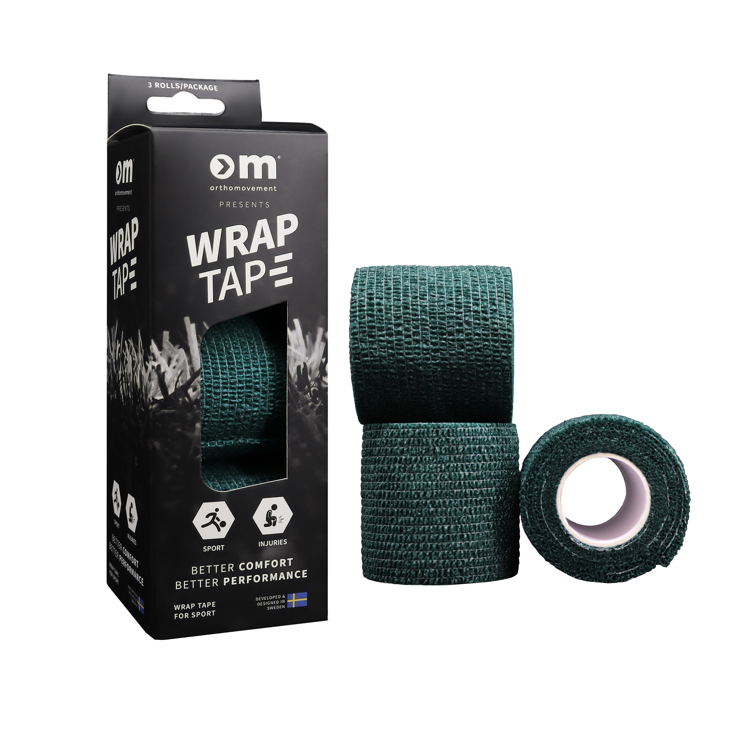 Ortho Movement - Wrap Tape 5cm x3 - Green