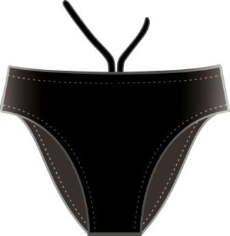 Diana Sport - Bikini trusser Twin Brief - Black