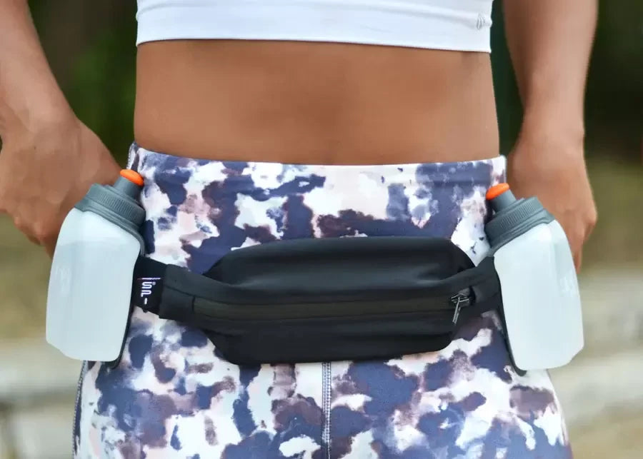 SPIbelt - Løbebælte Distance Pro - Black/Black Zipper