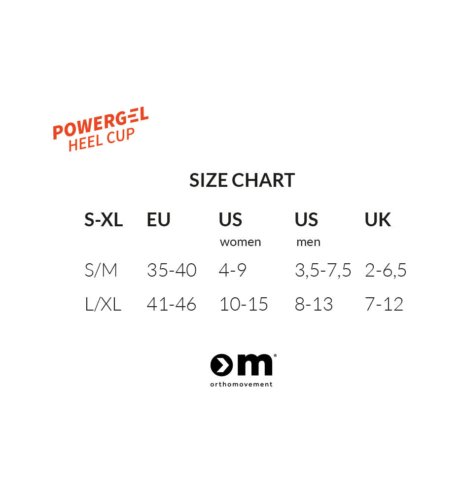 Ortho Movement - Indlægssåler Powergel Heel Cup