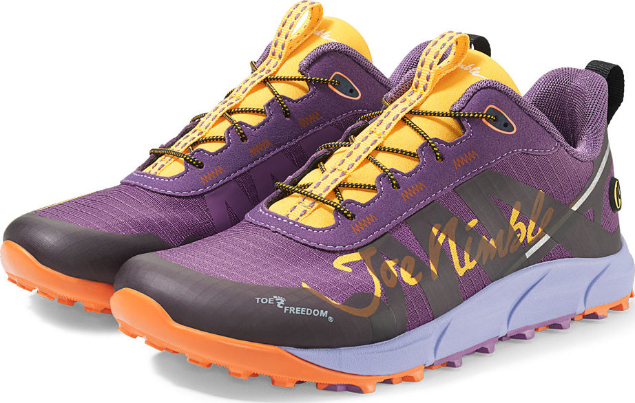 Joe Nimble NimbleToes Trail Addict dame, lilla/orange (3)