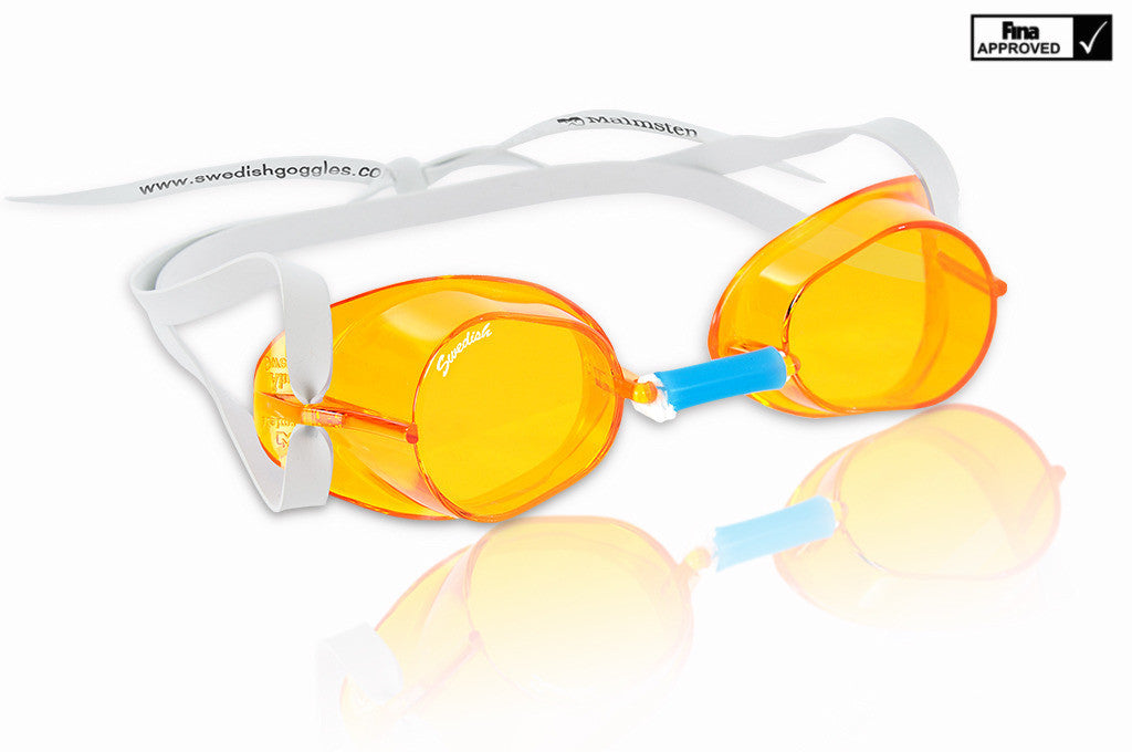 Malmsten - Svømmebriller Swedish Goggles Classic - Orange