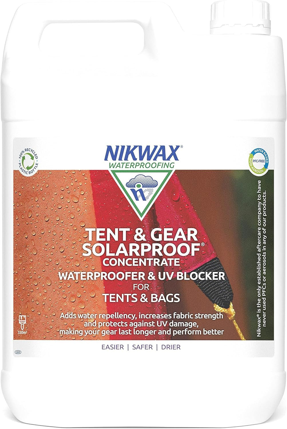 Nikwax - Imprægnering Tent & Gear Solarproof konc - 5 L