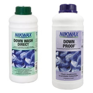 Nikwax - Twinpack Down Wash Direct/DownProof - 2 x 1 L