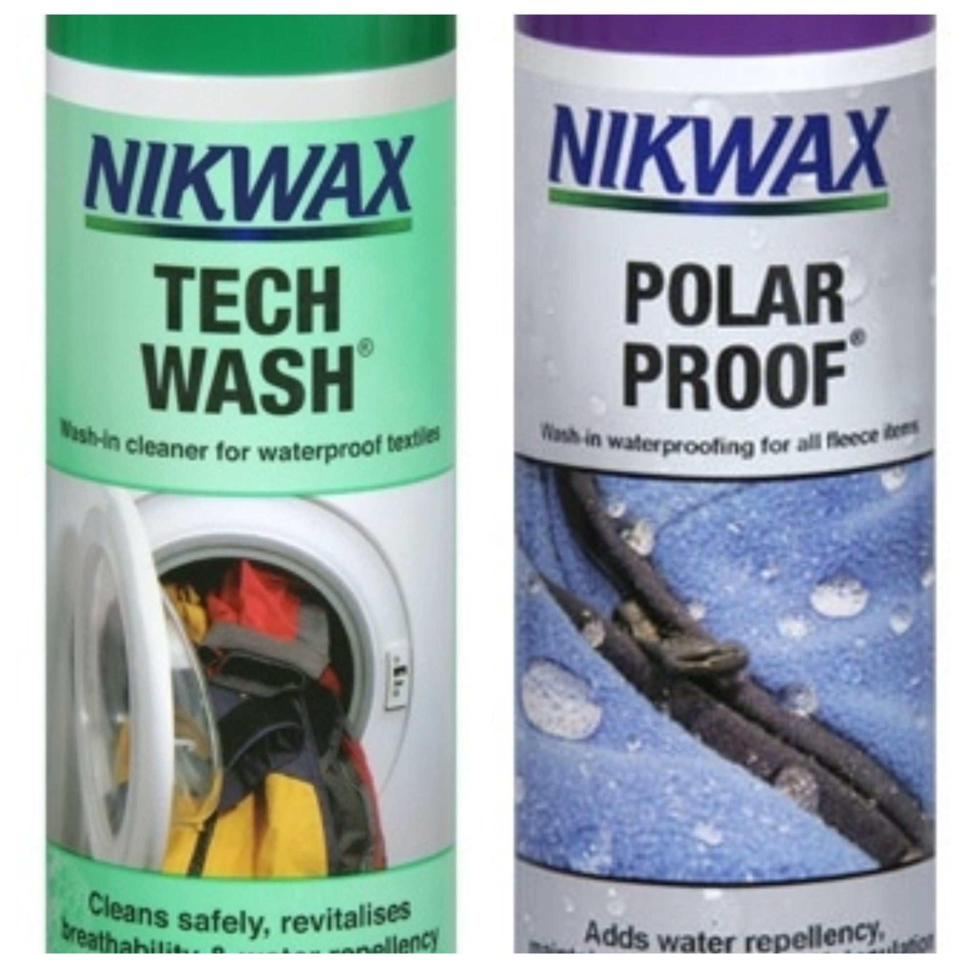 Nikwax - Twinpack Tech Wash/Polar Proof - 2 x 300 ml.