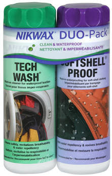 Nikwax - Twinpack Tech Wash/Softshell Proof - 2 x 300 ml.