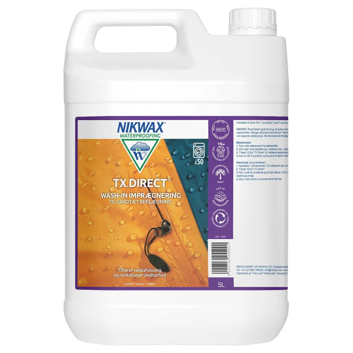 Nikwax - Imprægnering TX - Direct Wash-in - 5 L