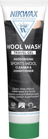 Nikwax -  Vaskemiddel Wool Wash™ Gel til Rejser - 100 ml.