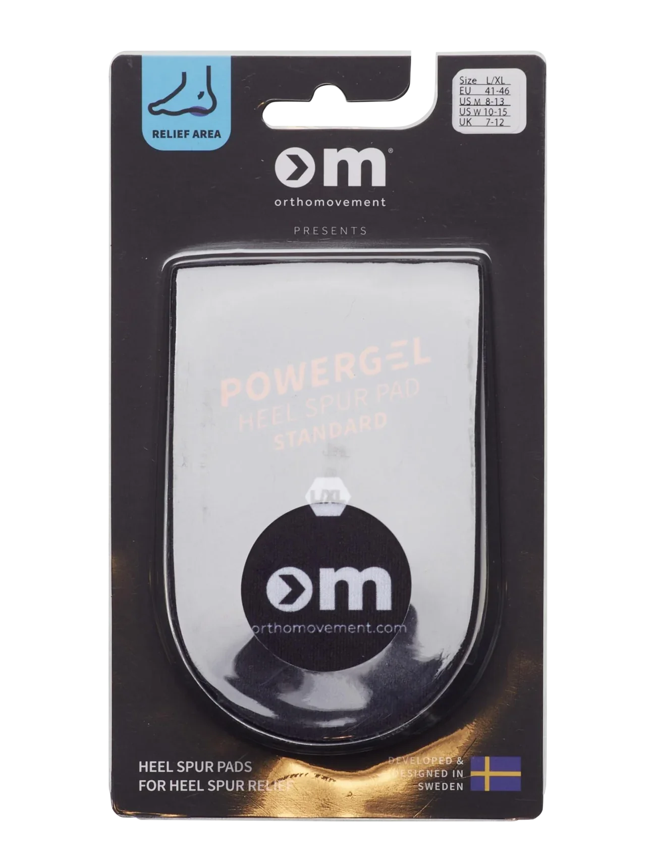 Ortho Movement -Indlægssåler OM Standard Heel Spur Pad