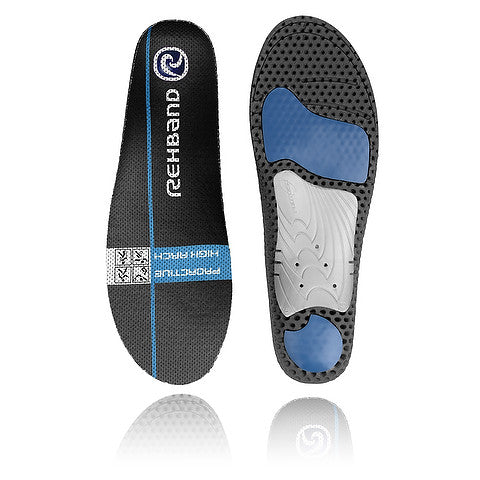 Rehband - Indlægssåler Proactive Insole m/høj kile - Black/Blue