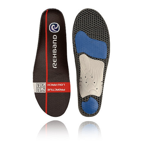 Rehband - Indlægssåler Proactive Insole m/lav kile - Black/Red