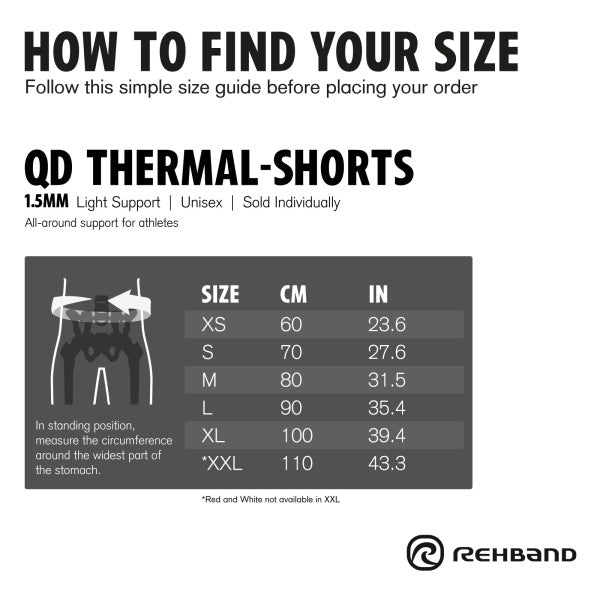 Rehband - QD Thermal Shorts 1.5mm