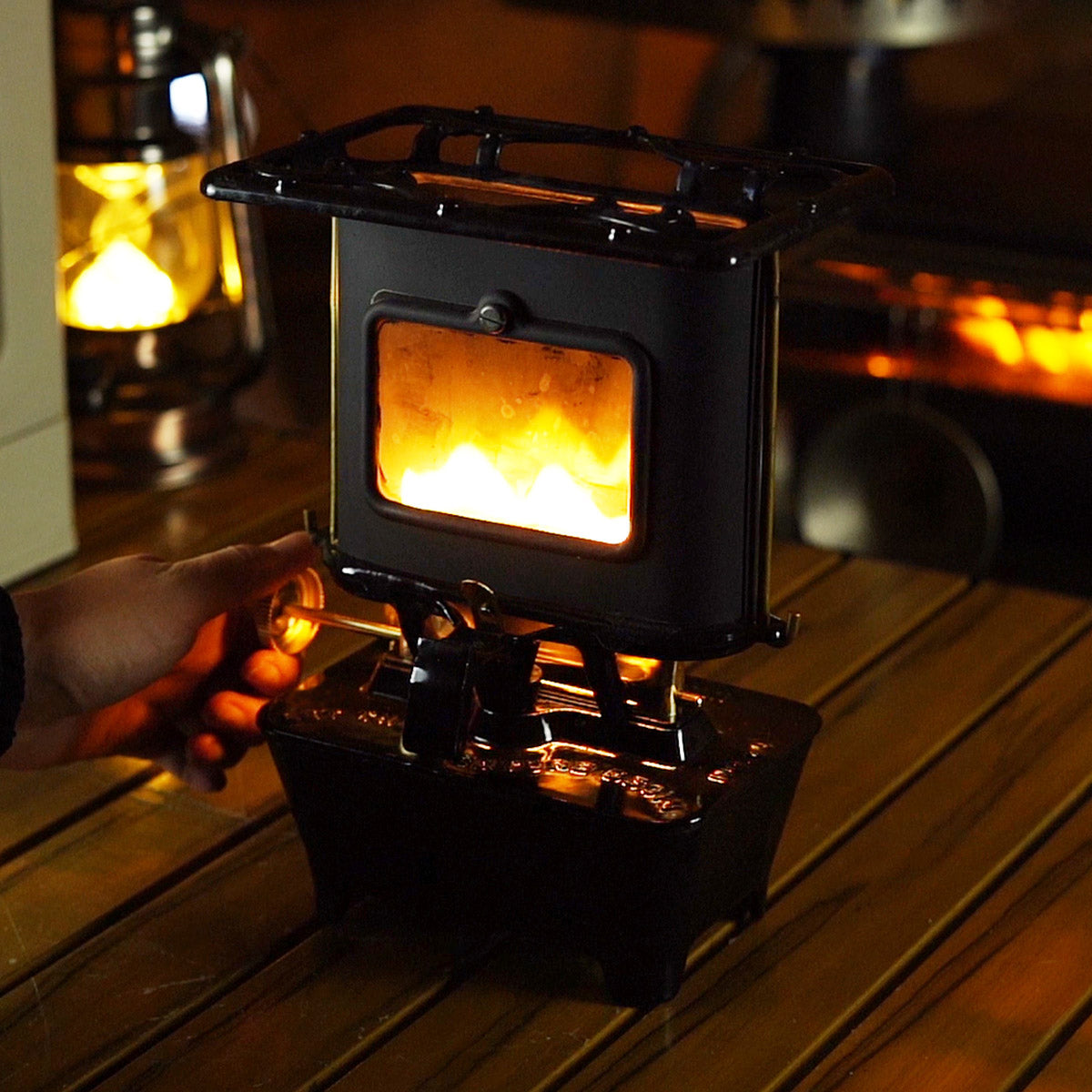 Winnerwell Iron Camping Cooker campingkomfur i sort støbejern (2)